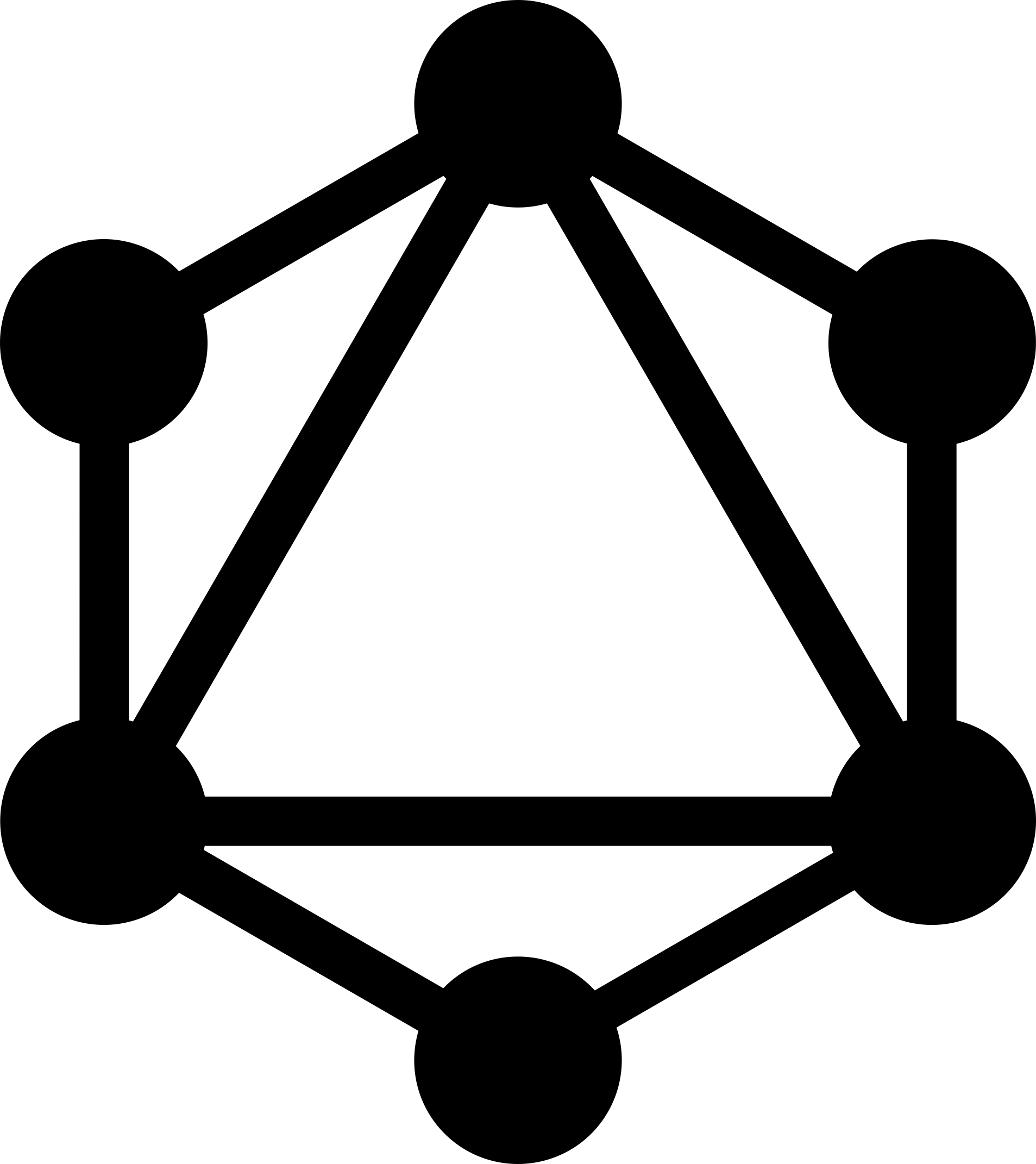 Brand Graphql Outline Icon Svg Set Free Vectors
